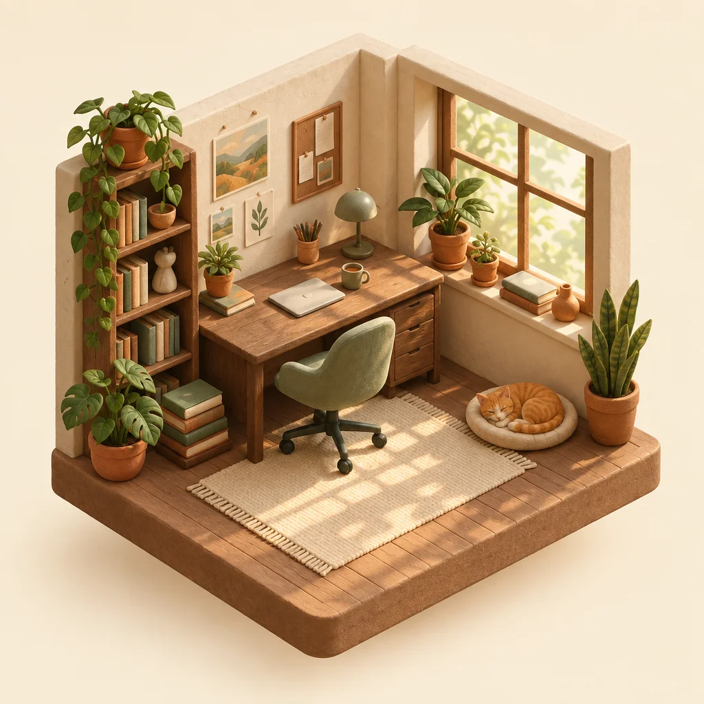 GPT Image 2.5 flare example: Isometric illustration